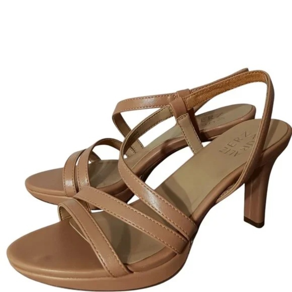 Naturalizer Women's Brenta dress sandal in a tan color